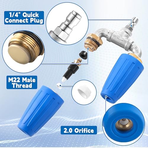 Dual Turbo Nozzle Pressure Washer, 4000 PSI, 1/4" Quick Connect - Image 6