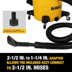 DEWALT 8-Piece Car Detailing Vacuum Hose Accessory Kit, DXVA13-0801 - Image 5