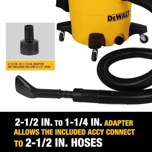 DEWALT 8-Piece Car Detailing Vacuum Hose Accessory Kit, DXVA13-0801 - Image 5