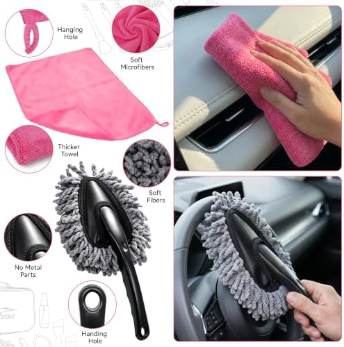 Car Interior & Glass Cleaning Kit, 16Pcs Car Detailing Kit - Image 4
