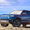 Custom Fit Rivian R1T Windshield Sunshade for 2022-2023 2024 2025 Rivian R1S/R1T Accessories Front Window Sun Shades Shield Cover for Windshield Foldable 210T Sun Visor Protector Blocks UV Ray by INSAUTO