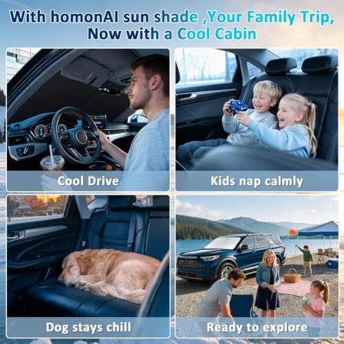Car Windshield Sun Shade for Subaru Crosstrek 2018-2026 - Image 4