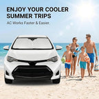 for Toyota Corolla 2014-2019 Windshield Sun Shade - Custom Fit Front Window Shade Corolla Accessories Sun Visor Foldable Shade Blocks UV Rays Summer Must Have Car Accessories - Image 4