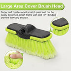 65”165cm Car Wash Brush Long Handle Soft Bristle Scrub Cleaning Mop with 4 Hand-held Places Extendable Washing Brushes Broom Kit for RV Boat Truck SUV Caravan Solar Panel House Siding,Sweep Snow - Image 5