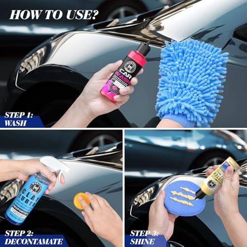 Wontolf Complete Car Clay Bar Auto Detailing Kit, Clay Luber, Butter Wet Wax, Car Wash Soap - Premium Grade Clay System Car Washing Detailing Kit- Maximum Gloss & Unsurpassed Slickness(19 Items) - Image 2