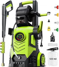 2026New Pressure Power Washer 5000PSI with Adjustable Touch Screen 8 Level, 34" Tall, 4 Quick Connect Nozzles,Inlet Hose&Filter&500mlFoam Cannon for Cars/Fences/Driveways/Home Cleaning(Yellow) by FOTING-Makeyourwaterrefreshed