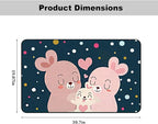 Magnetic Car Window Shade for Baby, Cartoon Pattern Automotive Side Window Blackout Curtain, Vehicle Sun Shade UV Privacy Protection Heat Blocking Cover, Universal Fit (Rabbit) - Image 2