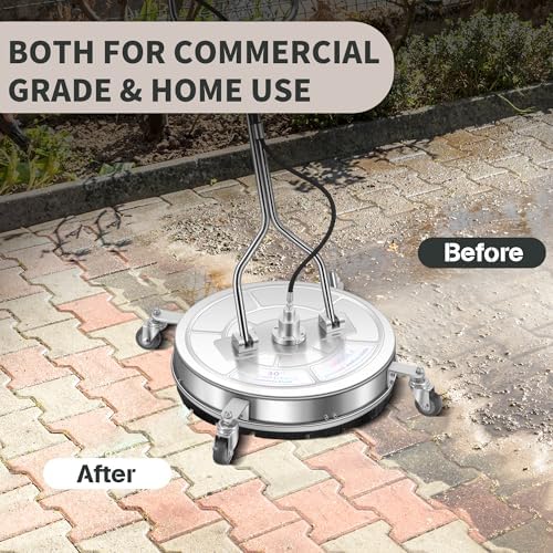 LidoDola 30'' Pressure Washer Surface Cleaner, Power Washer Accessory - Image 6