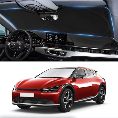 Custom Fit Kia EV6 Windshield Sunshade for 2022 2023 2024 2025 EV6 Shades by INSAUTO