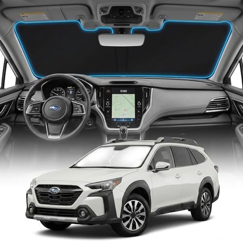 for Subaru Outback Sun Shade Windshield Cover - Custom Fit Outback Accessories 2020-2024 2025 2026 Sunshade Foldable UV Protection & Heat Shield Sun Visor Accessories by Unknown