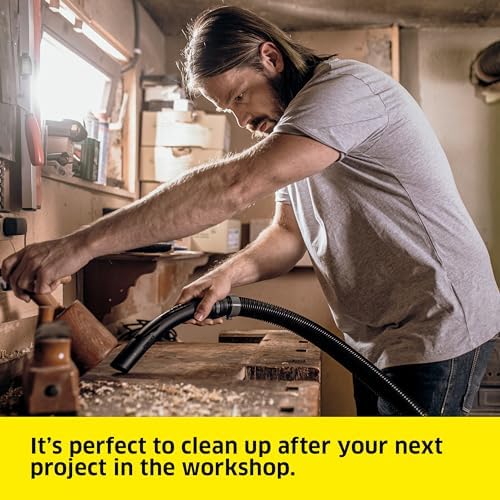 KÄRCHER Shop Vacuum WD 3, 4.5 Gal, 2.8 Peak HP, 26 ft Reach, Wet Dry Vacuum Cleaner, Blower Function, Crevice Tool, Floor Nozzle, Great for Car Cleaning - Image 5