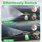 DUSICHIN Foam Cannon Pressure Washer Gun Kit 4000 PSI Double Tip Attachment, Dual-Connector Accessory Soap Cannon,Car Wash Foam Gun Snow Foam Lance 1/4 Inch Quick Connector,7 Sprayer Nozzles DUS2904 - Image 6