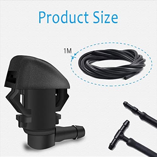 deemars Windshield Washer Nozzles Kit, Front Windshield Spray Nozzles - Image 3