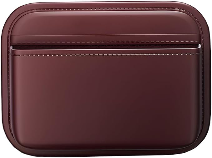 Car Seat Side Pocket Organizer, Self-Adhesive Leather Vehicle Seat Console Storage Pouch Box for Phones, Keys, Pens, Auto Interior Door Organizer Pocket Bag, Universal for Vehicles (Wine Red) - Image 7