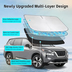 Windshield Sun Shade for Nissan Rogue 2014-2026 Sunshade - Image 3