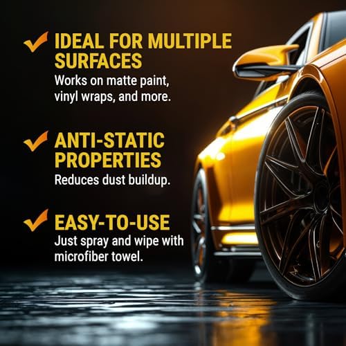 McKee's 37 - Matte Finish Cleaner & Protectant | Matte Paint Cleaner Safe for Vinyl Wraps, PPF - Streak-Free Shine, No Residue with UV Protection (22 oz) - Image 4