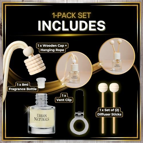 Urban Naturals Car Air Freshener Diffuser 3 Pack, Greed Cologne Inspired - Image 3