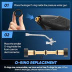 Saker Foam Cannon Dual Connector Accessory for Pressure Washer Kit - Image 5