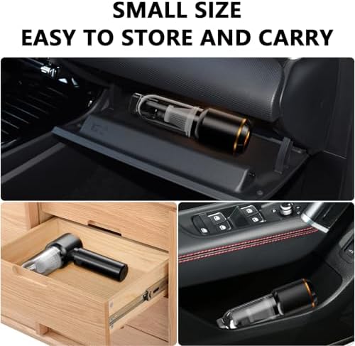 Car Vacuum Portable Cordless, 20000Pa Powerful Handheld Vacuum Cleaner for Car, 4-in-1 Vacuum with Brushless Motor,Rechargeable Wireless Car Vacuum for Auto Interior, Home & Office Cleaning(Black) - Image 6