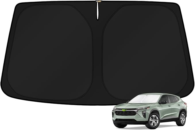 KUST Windshield Sun Shade for Chevy Trax 2024 2025 2026 Chevrolet Trax LS/1RS/LT/2RS/ACTIV Accessories Sun Shade Window Sun Visor Protector Foldable Blocks UV Rays Keep Your Car Cooler by KUST