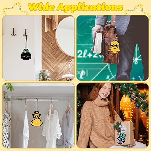 Tallew 6 Pcs Funny Duck Air Freshener for Car Hanging, Cute Duck - Image 4