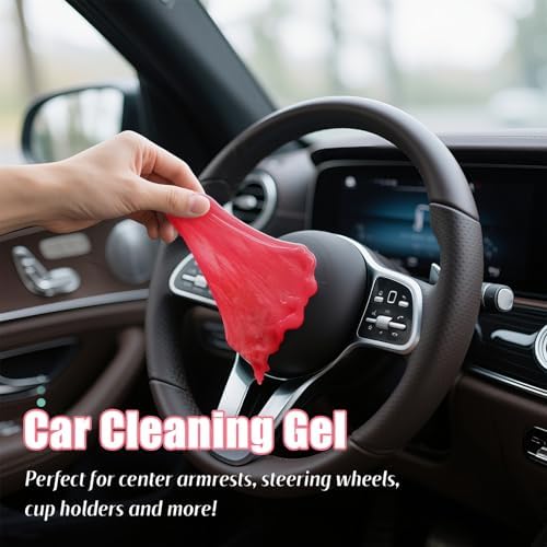 ASFSKY Car Cleaning Gel Cleaning Putty Universal Cleaning Gel Sakura - Image 6