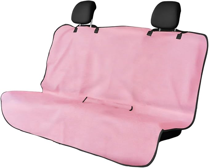 Car Towel Seat Cover, Waterproof Non-Slip Back Seat Protector for Post Gym Workout Beach Hiking, Sweatproof Washable Bucket Seat Protective Cover for Car SUV Truck Sedan (Pink) by Unknown