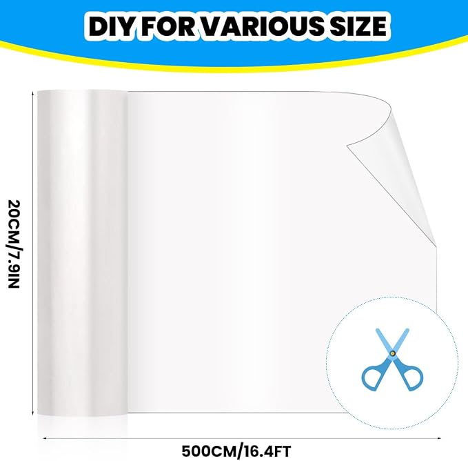 Cat Scratch Furniture Protector: Cat Anti Scratch Tape - Door Protector from Dog Scratching - Clear Training Self Adhesive Tape for Carpet, Sofa, Couch, Door (197in x 7.9in) - Image 5