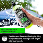 Ceramic Car Shampoo - Slick Car Wash Soap for Ceramic Coatings - pH-Balanced Car Wash Shampoo - Adds Hydrophobic Protection | Enhances Coatings, Waxes or Sealants | Incredible Shine - Image 6
