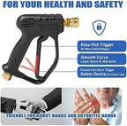 MEKOH Short Pressure Washer Gun 4000PSI, Stubby Pressure Washer Gun 10.5GPM - Image 5