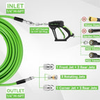 Tool Daily Sewer Jetter Kit for Pressure Washer 50 FT, Power Washer Gun - Image 2