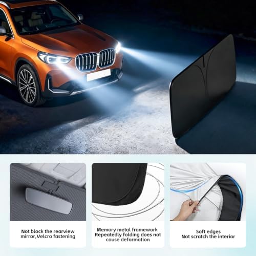 Windshield Sun Shade for BMW X1 2023-2026 Sunshade - Image 5