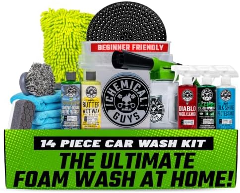 Chemical Guys, 14-Piece Arsenal Builder Car Wash Kit with Foam Blaster 6 by ChemicalGuys
