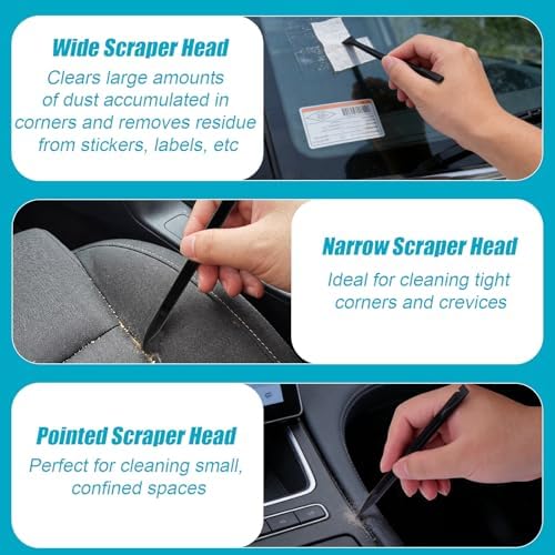 XANGNIER Car Detailing Kit Interior,Car Interior Cleaner Brush Set,10 Pcs - Image 4
