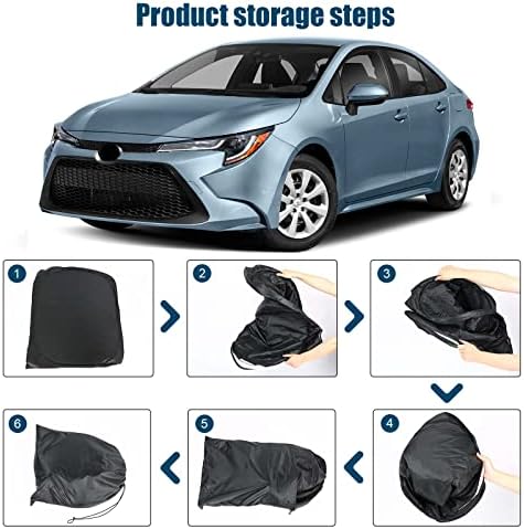 6 Layers Windshield Sun Shades for Toyota Corolla 2020-2023 - Image 3