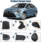 6 Layers Windshield Sun Shades for Toyota Corolla 2020-2023 - Image 3