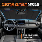 Custom Fit 2018-2024 Camry Windshield Sun Shade for Toyota Camry 2018 2019 2020 2021 2022 2023 2024 Automotive Car Front Window Sunscreen Sunshade - Image 4