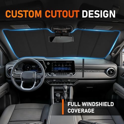 Custom Fit 2018-2024 Camry Windshield Sun Shade for Toyota Camry 2018 2019 2020 2021 2022 2023 2024 Automotive Car Front Window Sunscreen Sunshade - Image 4