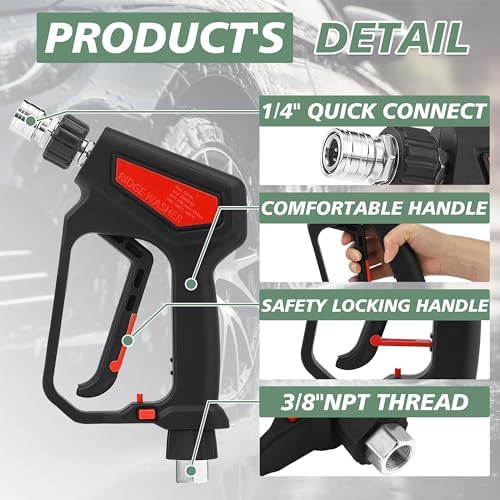 RIDGE WASHER Pressure Washer Gun 5000 PSI, 12 GPM, M22 Fitting - Image 3