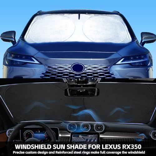 Windshield Sun Shade for 2016-2022 Lexus RX 350 450h Sunshade Window Visor - Image 2