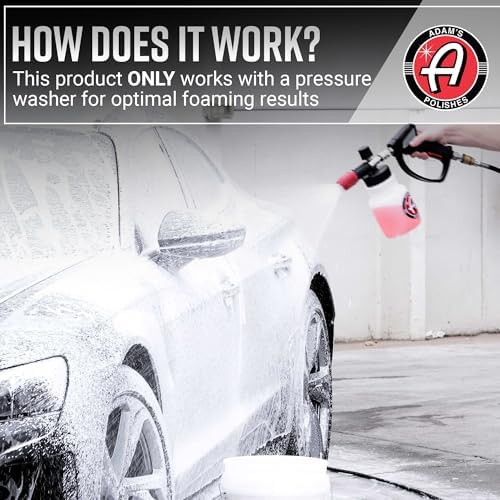 Adam's Polishes Premium Foam Cannon - Soap Sprayer for Car Wash | Sprayer Cannister for Pressure Washer 1/4" Quick Disconnect - Image 3