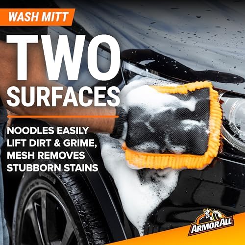 Armor All Cleaning Kit, Car Wash Soap, Wash Mitt & Microfiber Towel - Image 5
