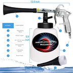 Car Interior Cleaner Auto Detail Tools Car Detailing Kit(Needs Air Compressor) High Pressure Car Cleaning Gun Car Cleaning Kit for Vehicle Upholstery Carpet Seat - Image 6