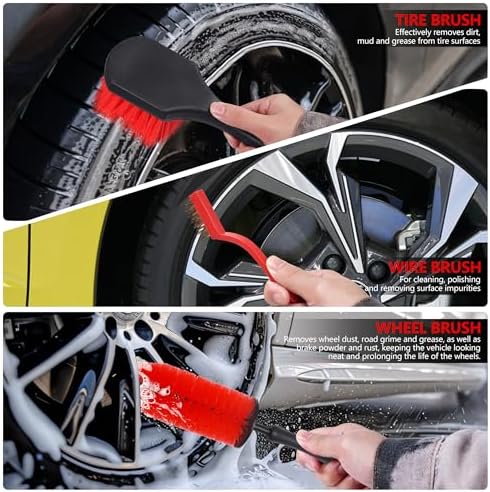 35Pcs Car Detailing Kit, Car Cleaning Kit and Detailing Brush Set - Image 4