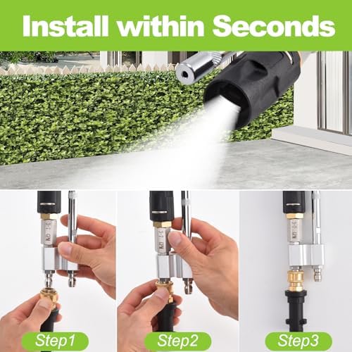 2 in 1 Downstream Soft Wash Nozzle, M5 Twist Nozzle Shooter Tips - Image 4