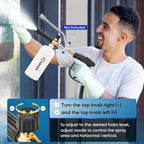 Saker Foam Cannon, 1/4 Inch Quick Connect, Power Washer Foam Cannon with 5 Pressure Washer Nozzles - Image 2