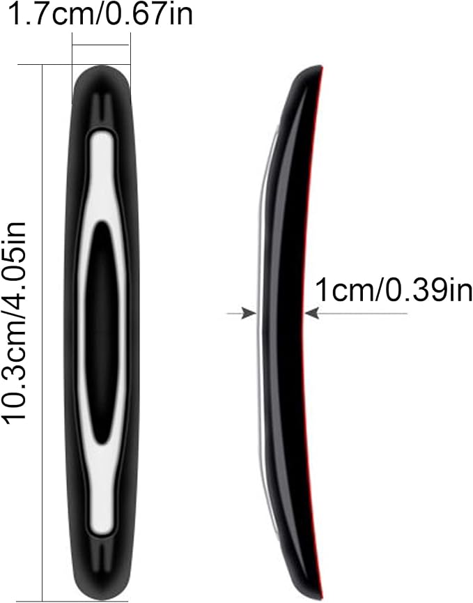 4 Pcs Car Door Edge Guards Car Side Door Protector Suitable for Various Car Pads Door Shock Absorbers-Black - Image 2