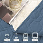 Waterproof Blanket Couch Cover for Dogs Non-Slip Pet Sofa Protector | Tcksstex Non-slip waterproof couch cover scratch resistant machine washable protects sofa bed car（30x70- Navy Blue） - Image 6