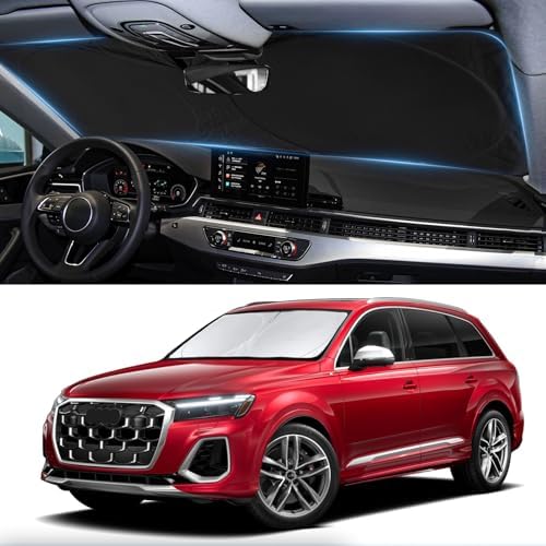 Custom fit Audi Q7 Windshield Sunshade for 2016-2026 Audi Q7 SUV Shades by INSAUTO