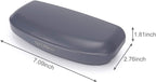 MOSISO Car Visor Sunglasses Case, ABS Eyeglasses Holder Protective Box | Universal Automotive Clip Eyewear Hard Shell Storage Organizer with Magnetic Closure and Double Card Clamp, Space Gray - Image 6